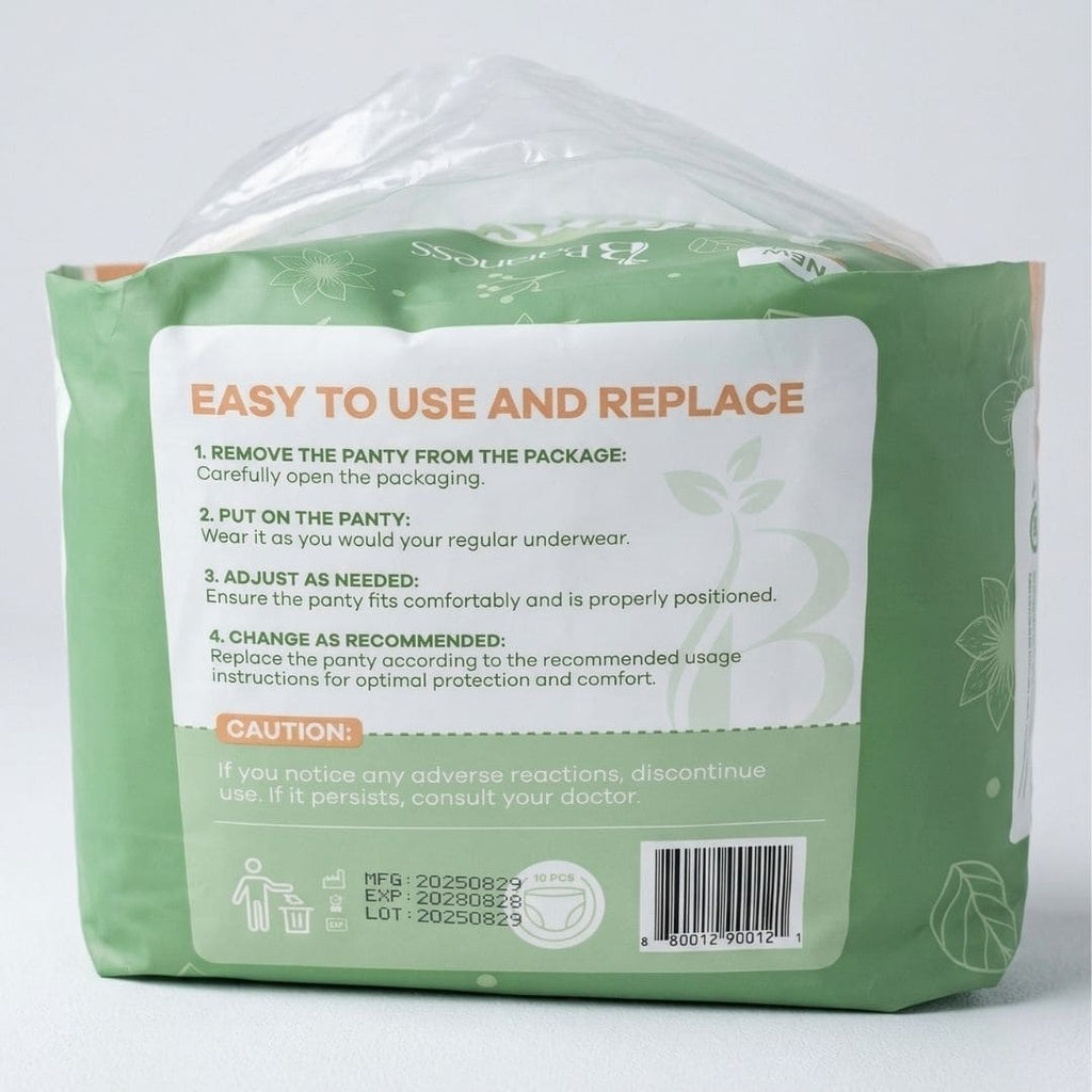Panti menstrual desechable BalanShield