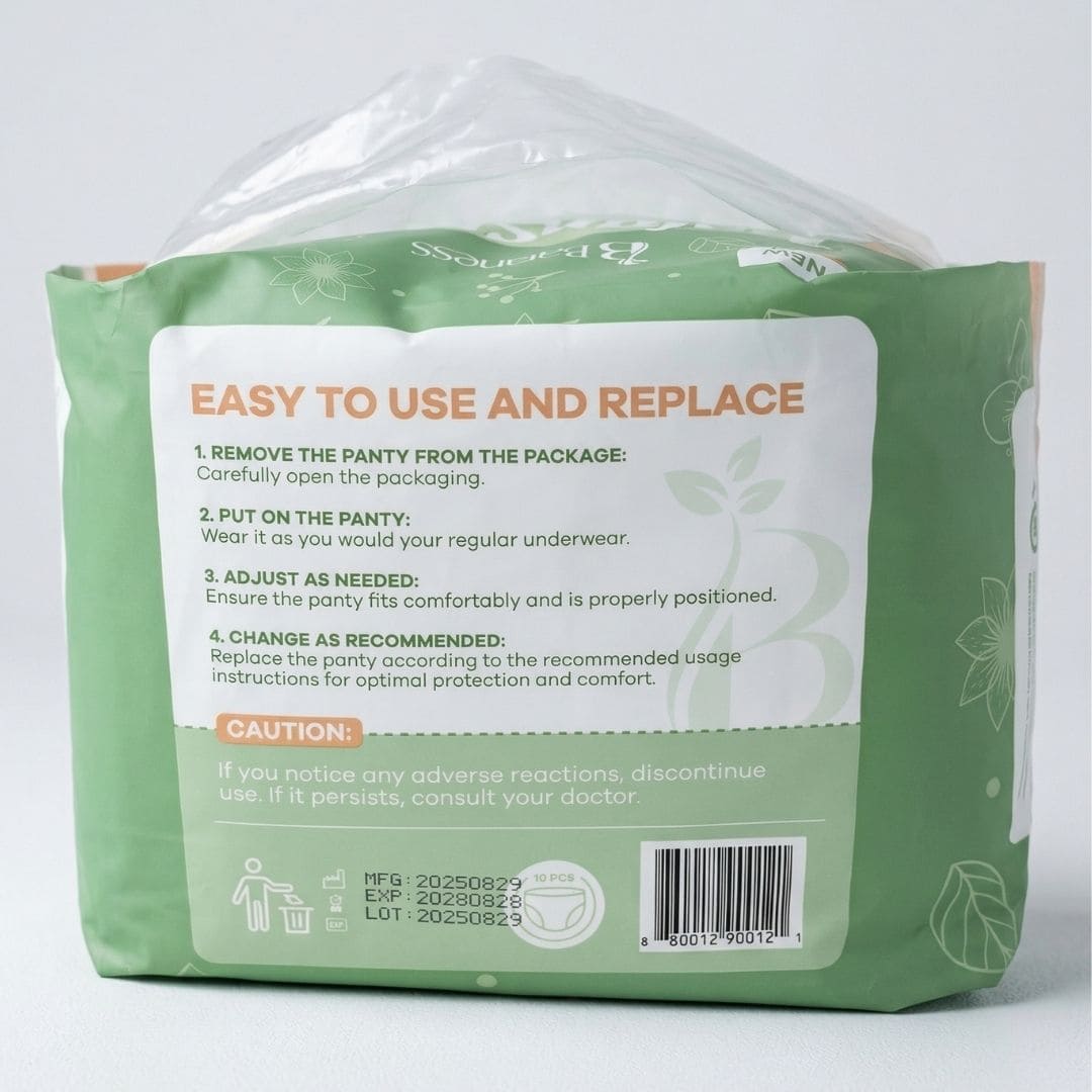 Panti menstrual desechable BalanShield